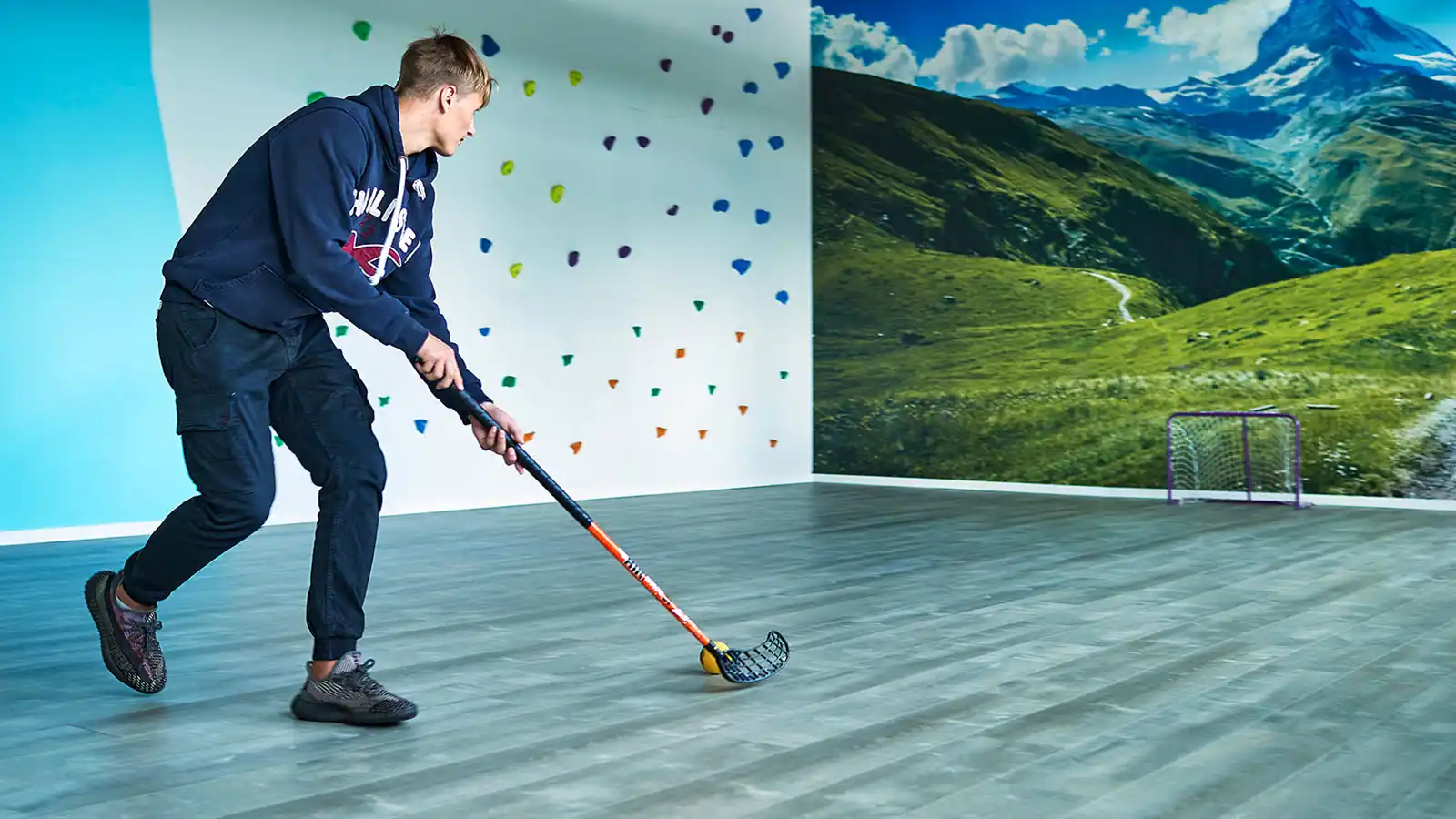 Innebandy i Buldresal